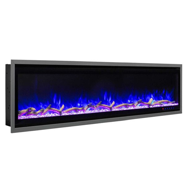 Smart home electric fireplace